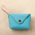 Unisex Solid Color Pu Leather Buckle Coin Purses