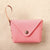 Unisex Solid Color Pu Leather Buckle Coin Purses