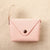 Unisex Solid Color Pu Leather Buckle Coin Purses