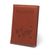 Unisex Solid Color Pu Leather Flip Cover Card Holders