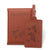 Unisex Solid Color Pu Leather Flip Cover Card Holders