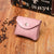 Unisex Solid Color Pu Leather Flip Cover Coin Purses