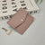 Unisex Solid Color Pu Leather Flip Cover Coin Purses