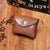 Unisex Solid Color Pu Leather Flip Cover Coin Purses