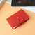 Unisex Solid Color Pu Leather Hidden Buckle Card Holders