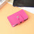 Unisex Solid Color Pu Leather Hidden Buckle Card Holders