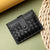 Unisex Solid Color Pu Leather Magnetic Buckle Card Holders