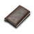 Unisex Solid Color Pu Leather Open Card Holders