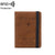 Unisex Solid Color Pu Leather Open Card Holders