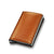 Unisex Solid Color Pu Leather Open Card Holders