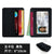 Unisex Solid Color Pu Leather Open Card Holders