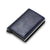 Unisex Solid Color Pu Leather Open Card Holders