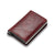 Unisex Solid Color Pu Leather Open Card Holders