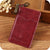 Unisex Solid Color Pu Leather Open Card Holders