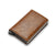 Unisex Solid Color Pu Leather Open Card Holders