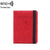 Unisex Solid Color Pu Leather Open Card Holders