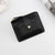 Unisex Solid Color Pu Leather Zipper Buckle Card Holders