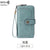 Unisex Solid Color Pu Leather Zipper Buckle Wallets