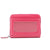 Unisex Solid Color Pu Leather Zipper Card Holders