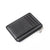 Unisex Solid Color Pu Leather Zipper Card Holders