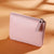 Unisex Solid Color Pu Leather Zipper Coin Purses