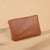 Unisex Solid Color Pu Leather Zipper Coin Purses