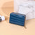 Unisex Solid Color Pu Leather Zipper Coin Purses