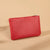 Unisex Solid Color Pu Leather Zipper Coin Purses