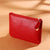 Unisex Solid Color Pu Leather Zipper Coin Purses