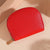 Unisex Solid Color Pu Leather Zipper Coin Purses