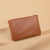 Unisex Solid Color Pu Leather Zipper Coin Purses