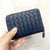 Unisex Solid Color Pvc Zipper Card Holders