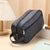 Unisex Solid Color Pvc Zipper Handbag Wash Bag