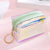 Unisex Solid Color Pvc Zipper Kids Wallets