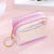 Unisex Solid Color Pvc Zipper Kids Wallets