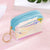 Unisex Solid Color Pvc Zipper Kids Wallets