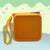 Unisex Solid Color Silica Gel Zipper Coin Purses