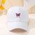 Unisex Sports Butterfly Printing Curved Eaves Baseball Cap