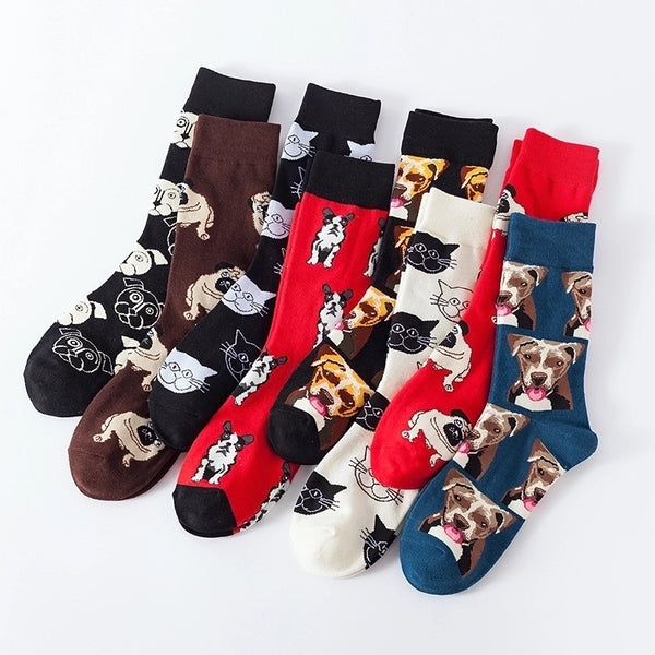 Unisex Sports Cartoon Nylon Cotton Jacquard Ankle Socks 1 Piece