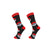 Unisex Sports Cartoon Polyester Crew Socks A Pair