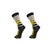 Unisex Sports Cartoon Polyester Crew Socks A Pair