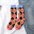 Unisex Streetwear Cartoon Cotton Crew Socks A Pair