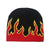 Unisex Streetwear Flame Eaveless Wool Cap