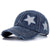 Unisex Streetwear Star Curved Eaves Baseball Cap