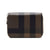 Unisex Stripe Pu Leather Zipper Card Holders