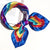 Unisex Sweet Geometric Satin Printing Silk Scarves