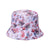 Unisex Vacation Plant  Printing Flat Eaves Bucket Hat