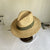 Unisex Vacation Solid Color Flat Eaves Straw Hat