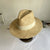 Unisex Vacation Solid Color Flat Eaves Straw Hat