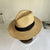 Unisex Vacation Solid Color Flat Eaves Straw Hat